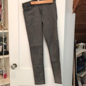 Hollister grey skinny jeans